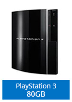 80GB Sony PlayStation 3 Console (Refurbished by EB Games) (preowned)