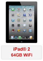 iPad® 2 64GB WiFi - Black (Refurbished by EB Games) (preowned)
