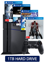 1TB PlayStation Black Console + 5 Games